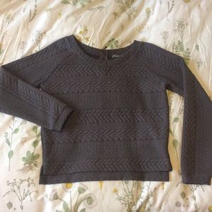 Quilted sweater